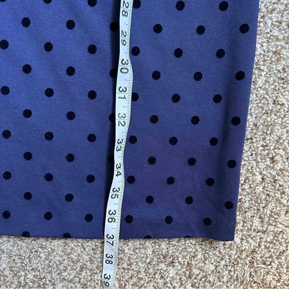 NWT Old Navy Blue Black Polka Dot Short Sleeve Mini Shift Dress Large Tall - Picture 6 of 7
